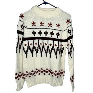 New VTG womens Knit Acrylic sweater Medium